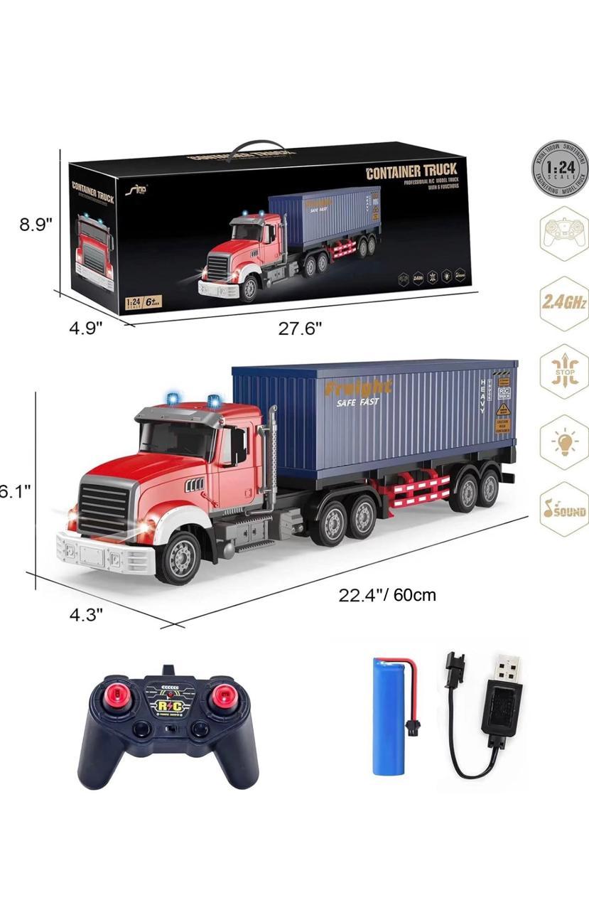 RC Transport Truck Toy
