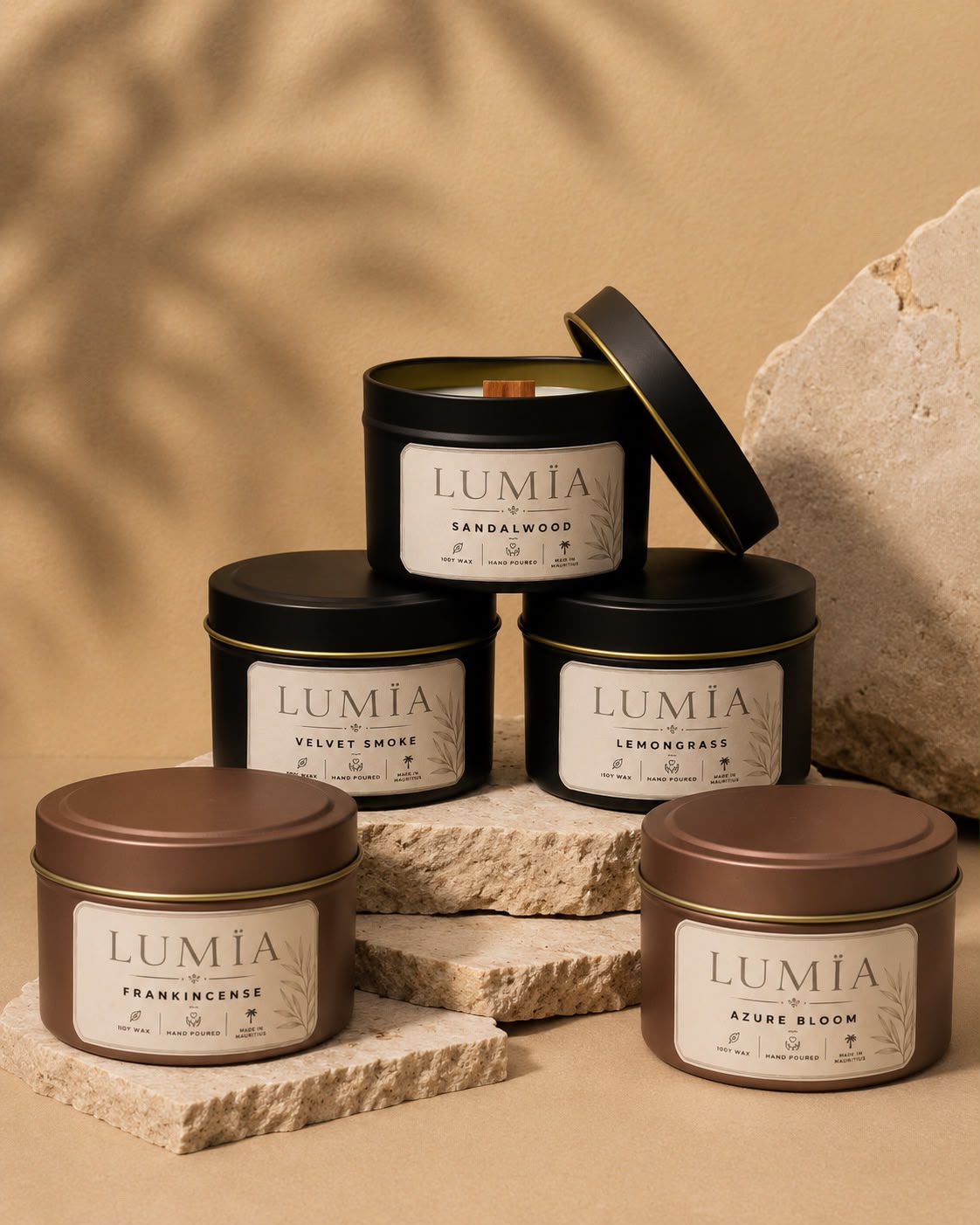 Scented Candle Collection - Glass Jars