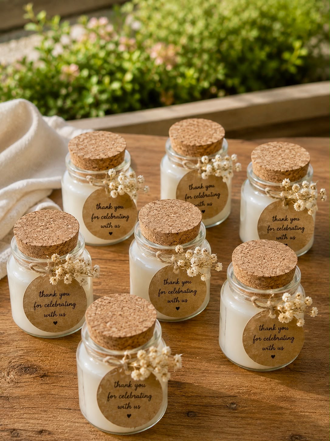 Decorative Candle & Vase Gift Set