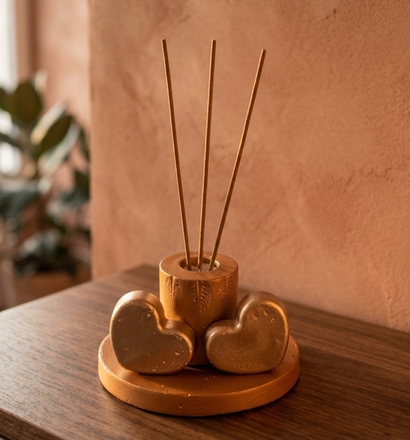 Sculptural Concrete Reed Diffuser