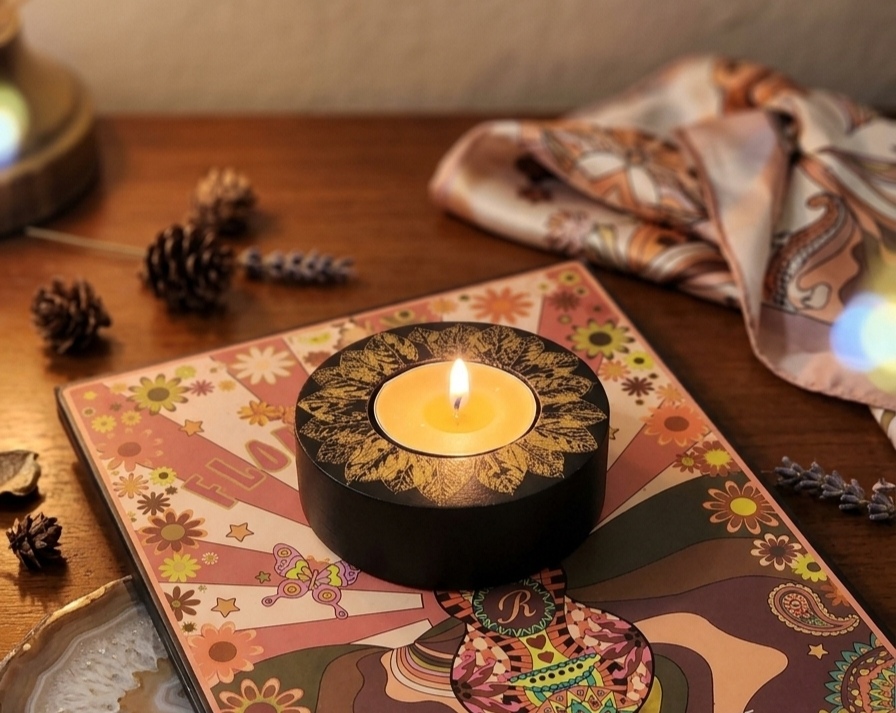 Decorative Concrete Tealight Holder