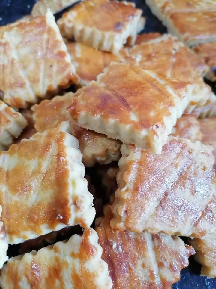 Golden Savoury Pastry Squares